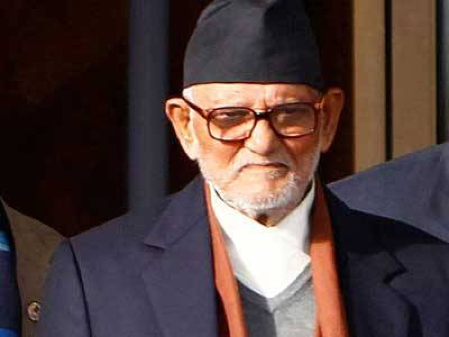 What made Koirala run for his chair