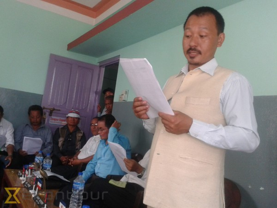 Limbuwan party warns of burning constitution