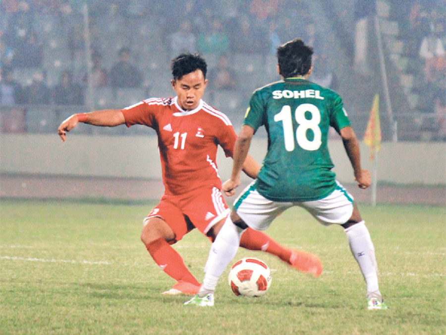 Nepal lose to B’desh 1-0