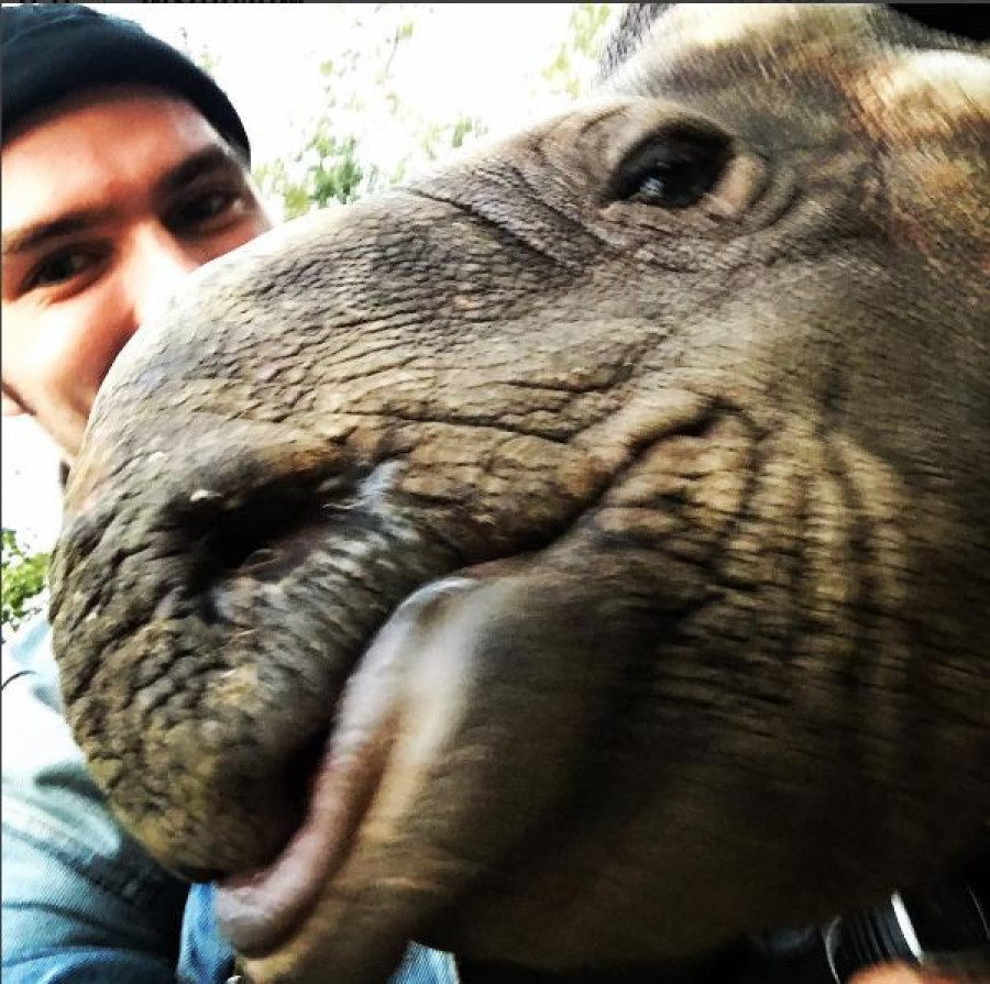 X-Men actor Nick Hoult in Nepal