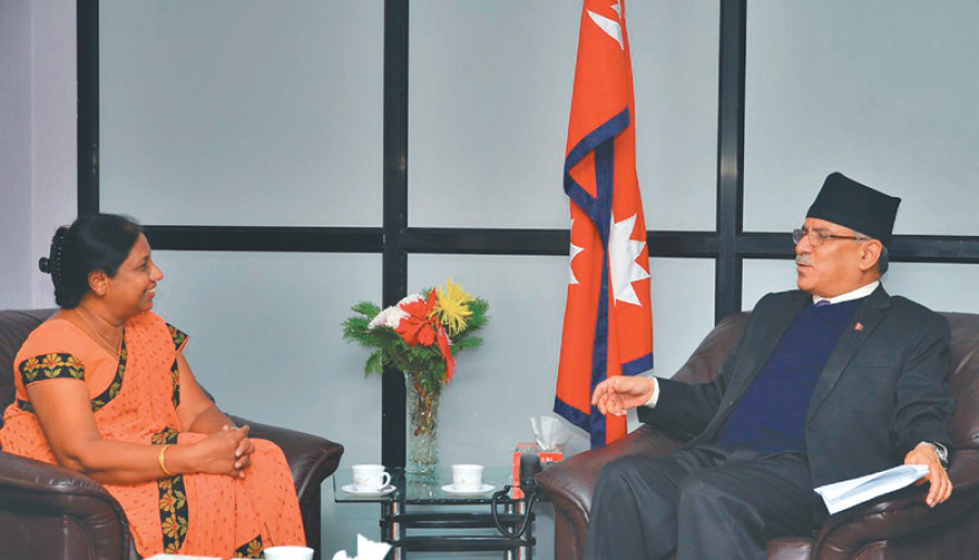 American, Sri Lankan envoys call on Prime Minister Dahal