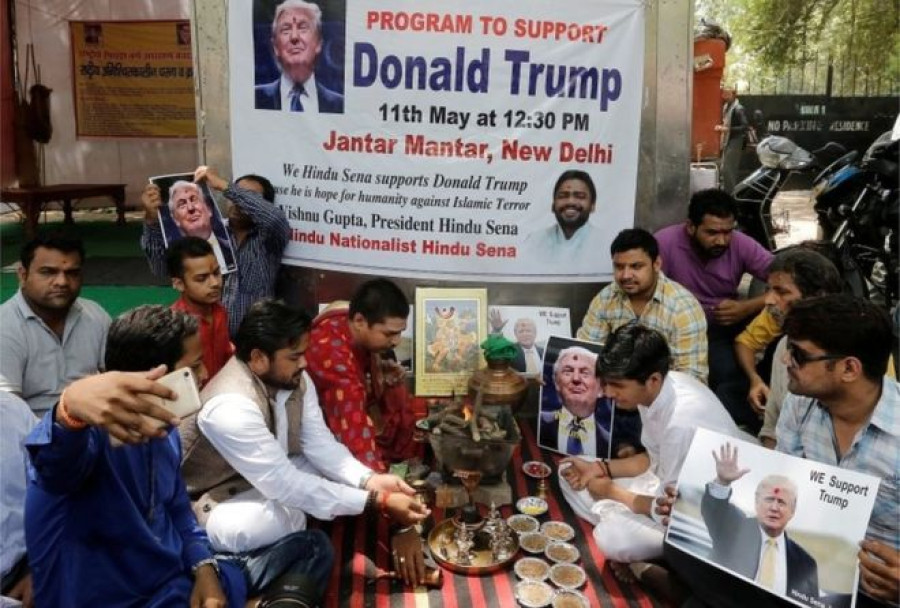 India Hindu Group Prays For Trump Win