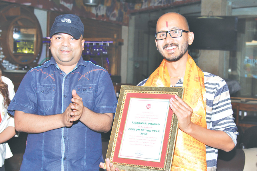 Pashupati Prasad awarded Movie Person of the Year