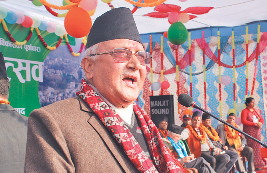 Oli: Constitution amendment proposal will fall through