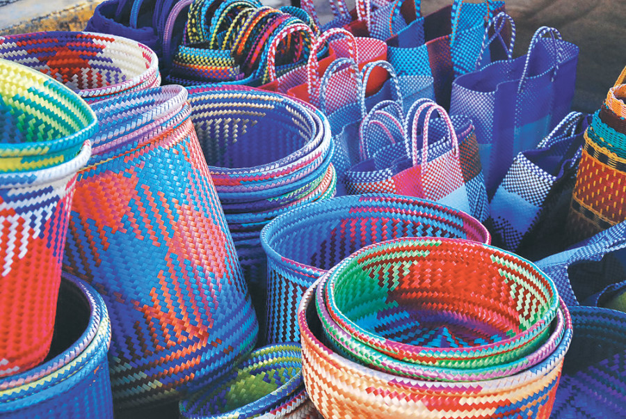 Himalayan bamboo items being replaced by plastic