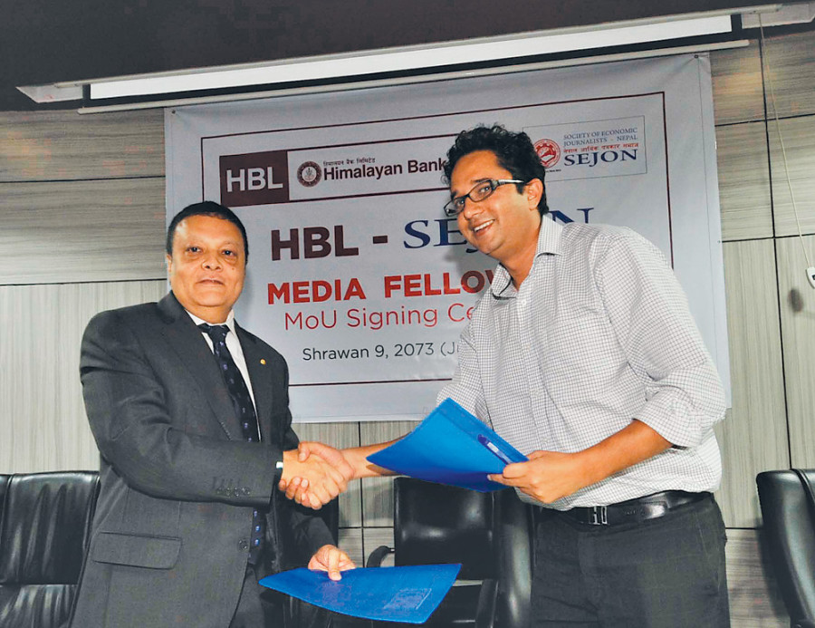 Himalayan Bank, Sejon sign MoU