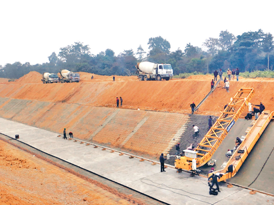 Test release of water conducted at Sikta
