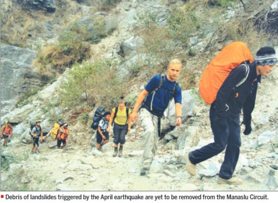 Quake-damaged Manaslu Circuit awaits restoration