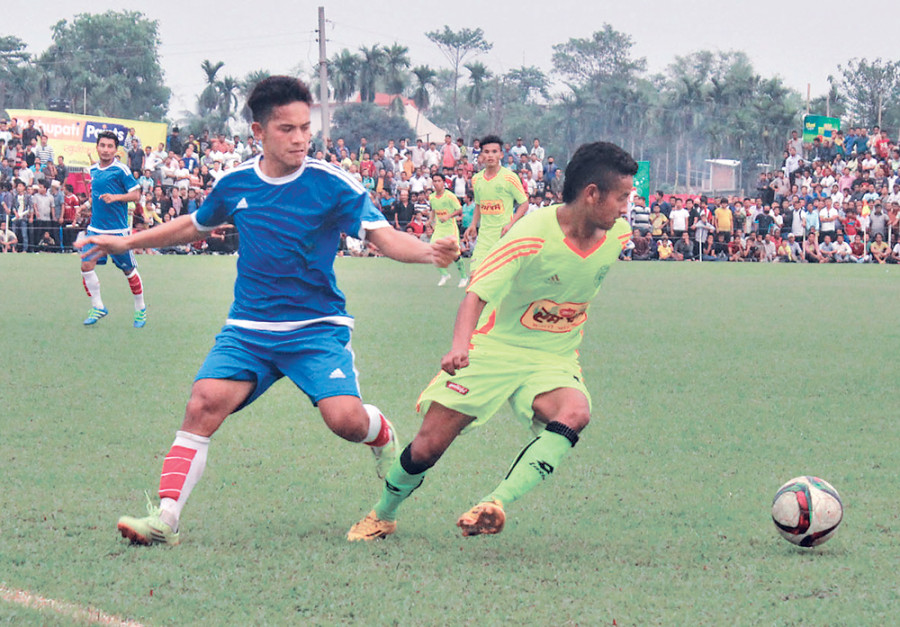 Jhapa battle into semi-finals
