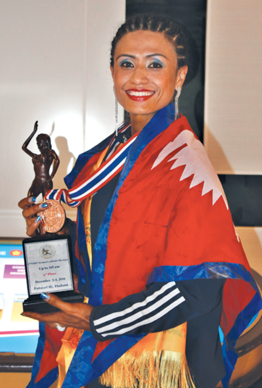 Maharjan strikes bronze