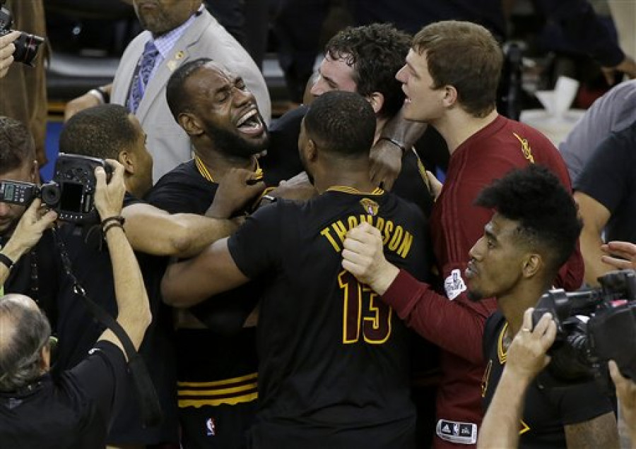 James and Cavaliers win thrilling NBA Finals
