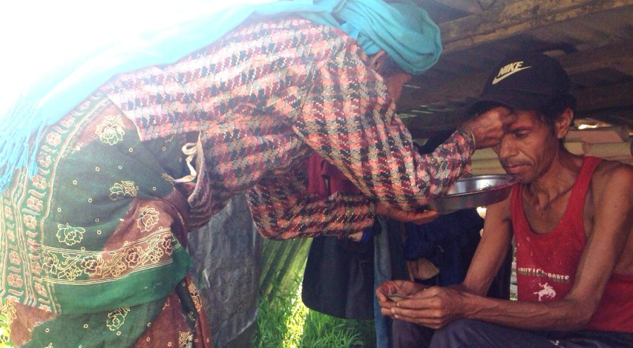 Dashain fails to bring cheers to quake-hit families