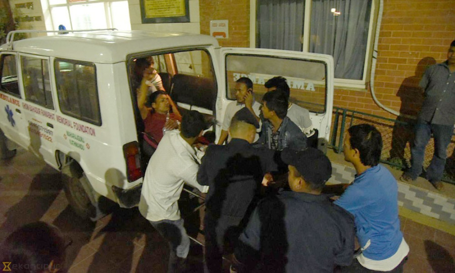 Dolakha incident: 11 injured airlifted to Kathmandu