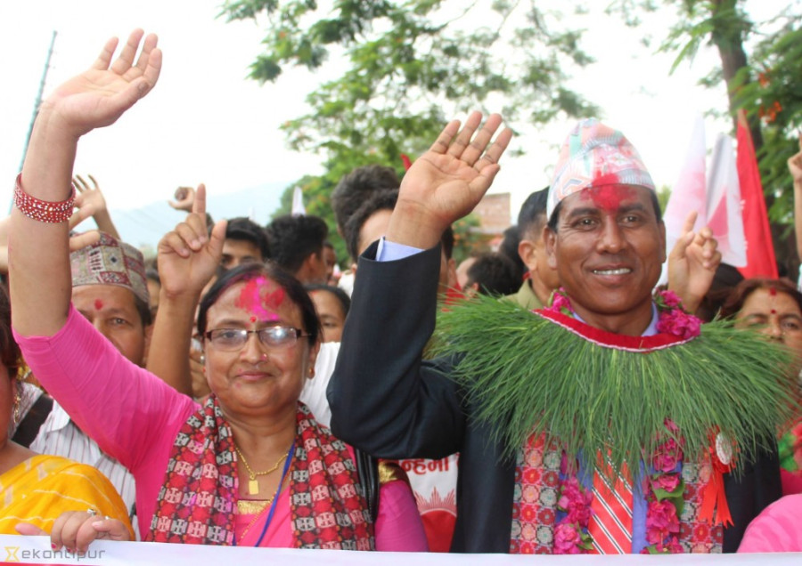 UML candidates seal victory in Ghorahi Sub-Metropolitan City, Dang