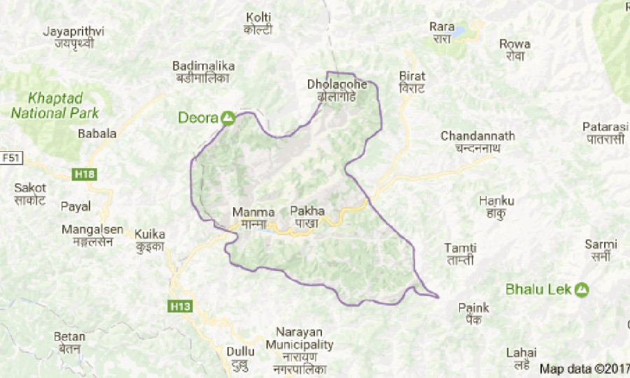 Four killed in Kalikot landslide