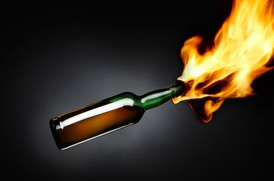 Petrol Bomb Meaning In American English