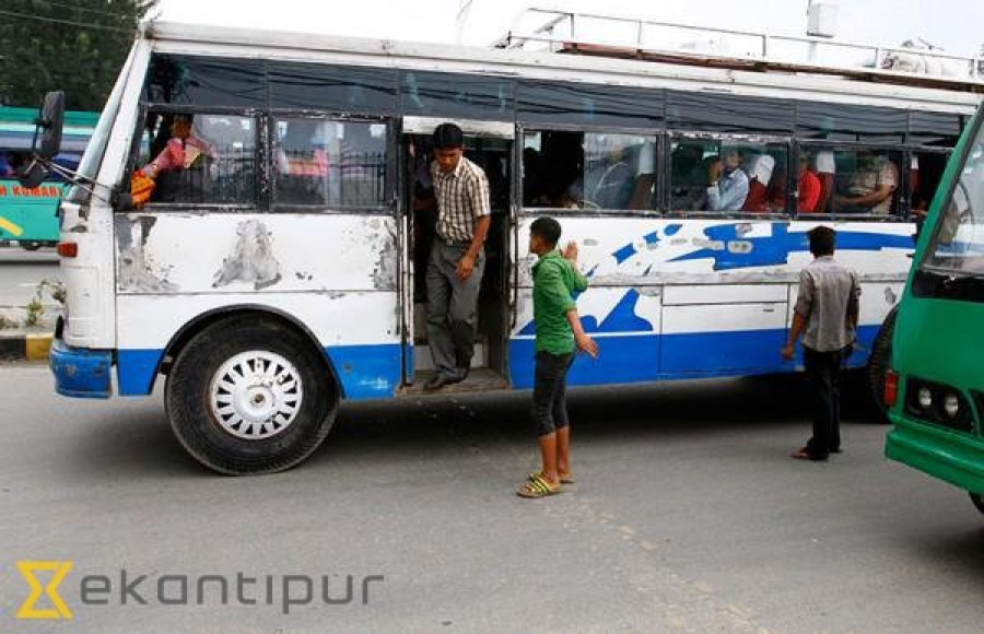 Transporters refuse to open advanced booking of bus tickets for Dashain