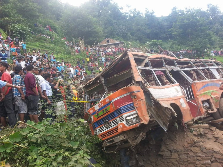 Update: 7 killed, 28 injured in Nuwakot bus accident 