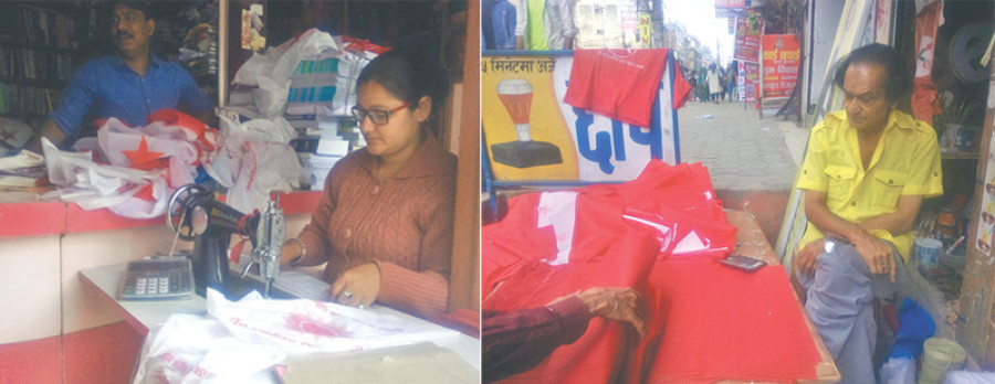Poll paraphernalia ramp up small traders’ business