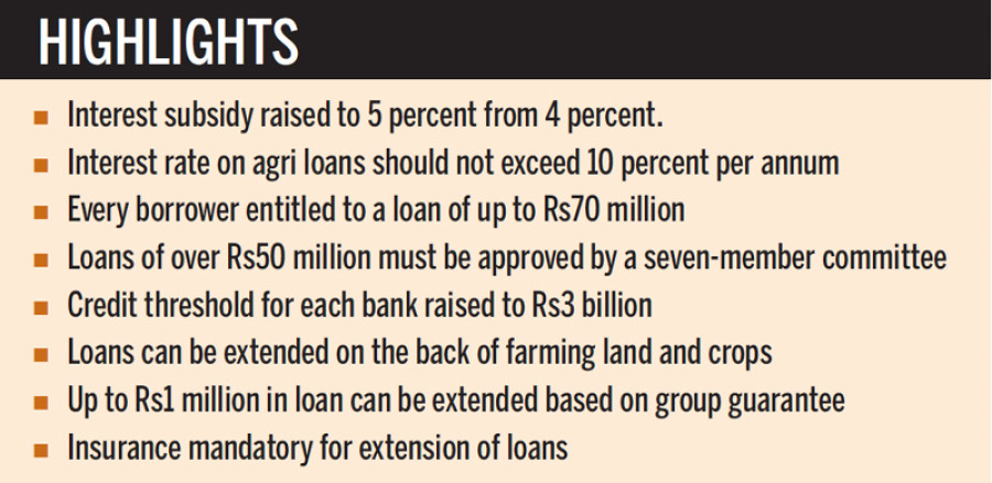 Interest subsidy on agri loans raised to 5percent