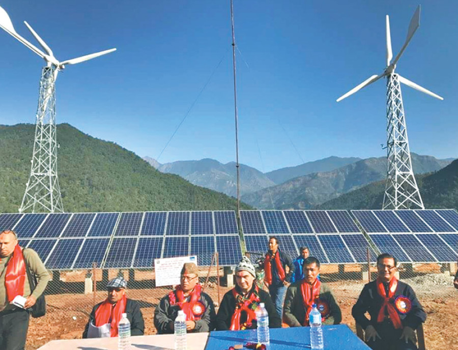 Nepal’s largest hybrid wind-solar power system comes online