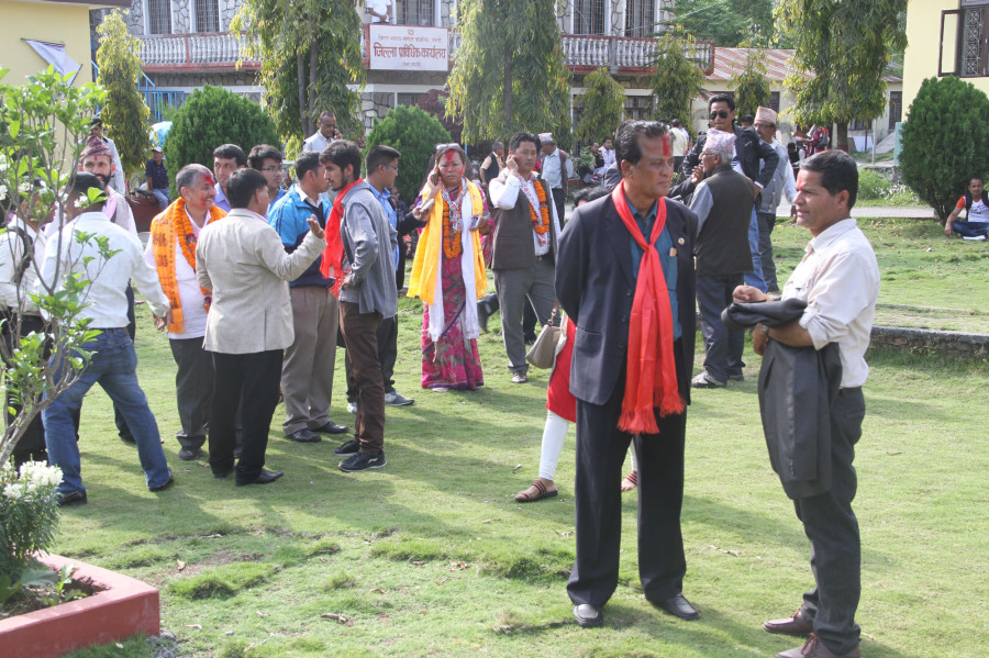 Major parties file nominations in Pokhara Metropolis