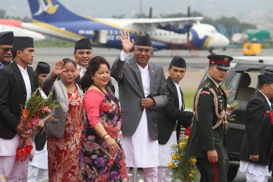 Prime Minister Deuba off to India for state visit