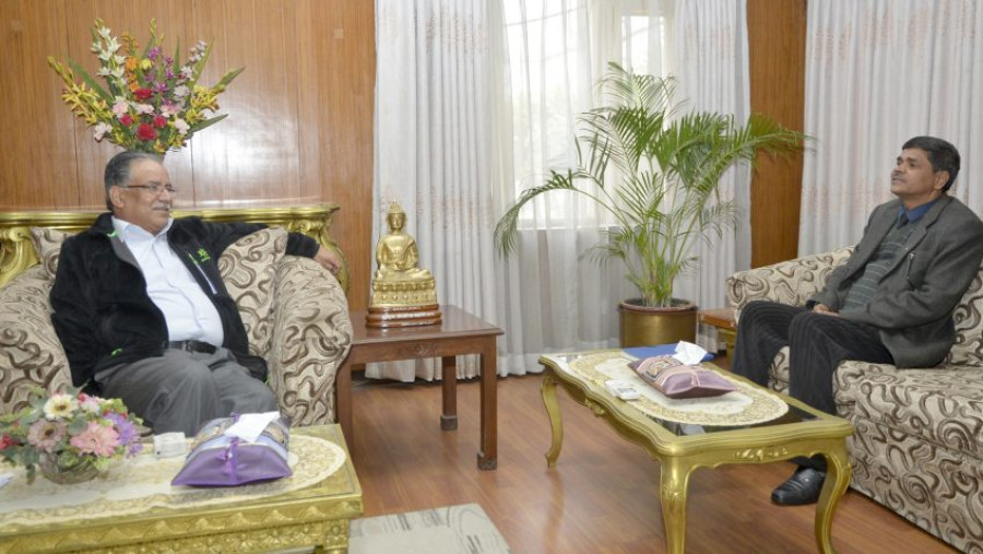 PM Dahal meets Yadav, assures all-out support for local polls