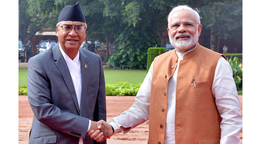 Deuba, Modi hold joint press meet 