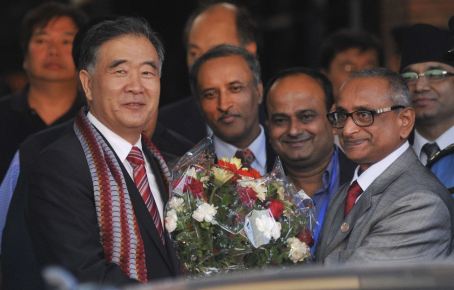 Chinese vice-premier arrives in Kathmandu