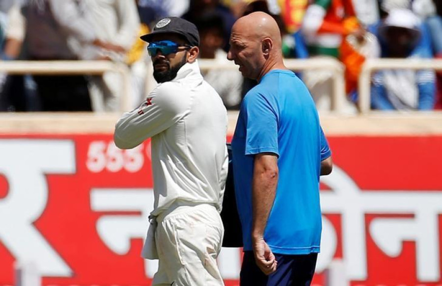 Recovering Kohli does not take field on day two