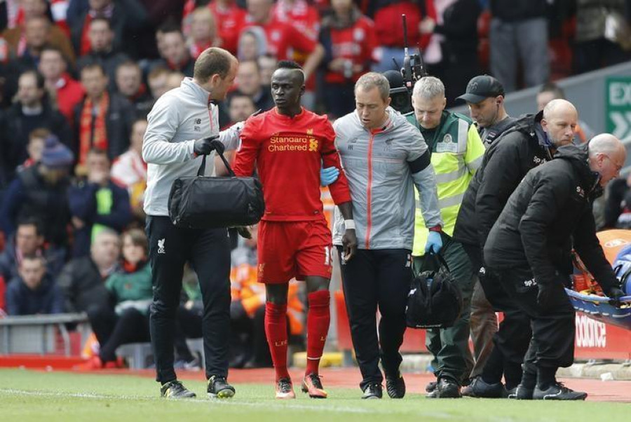 Liverpool's Mane to miss rest of season with knee injury