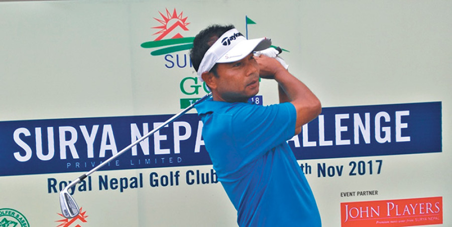Nagarkoti opens 4-shot lead