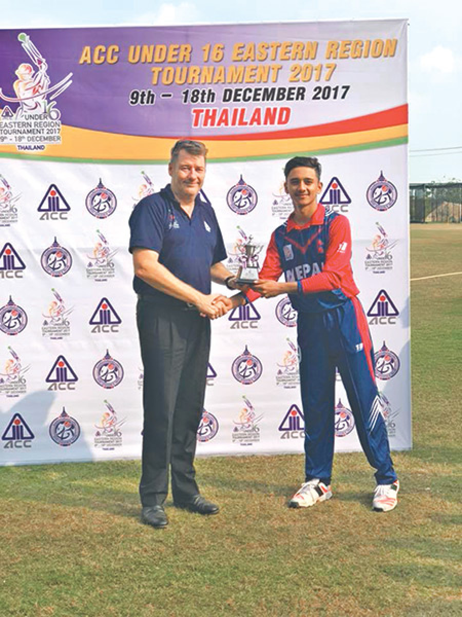 Gautam leads Nepal’s drubbing of Myanmar