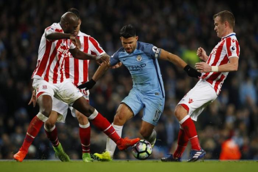 Tame Man City frustrated in goalless draw with Stoke