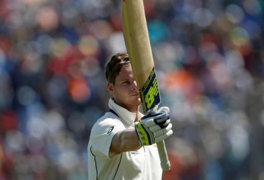 Smith ton helps Australia set India 441 for win