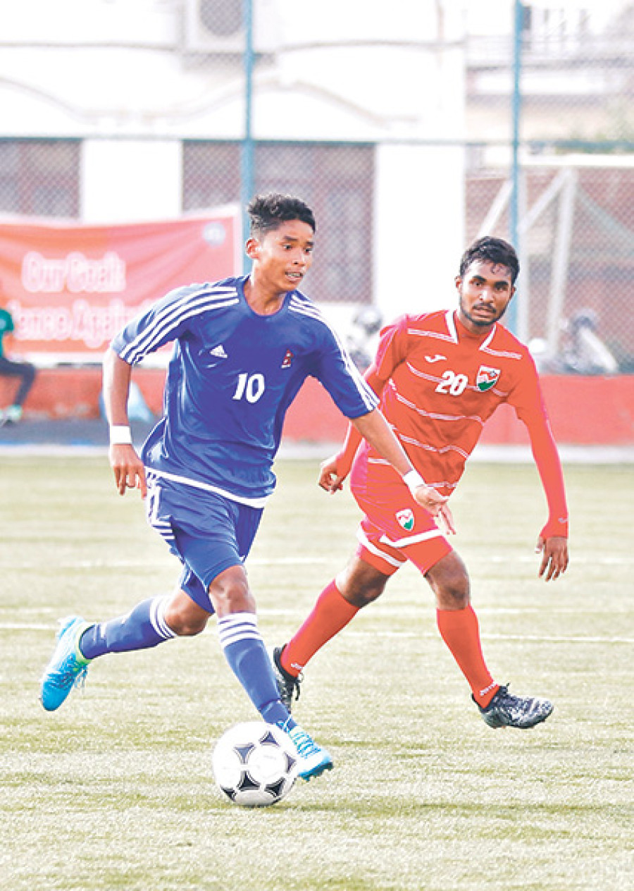 Nepal hit Maldives for six