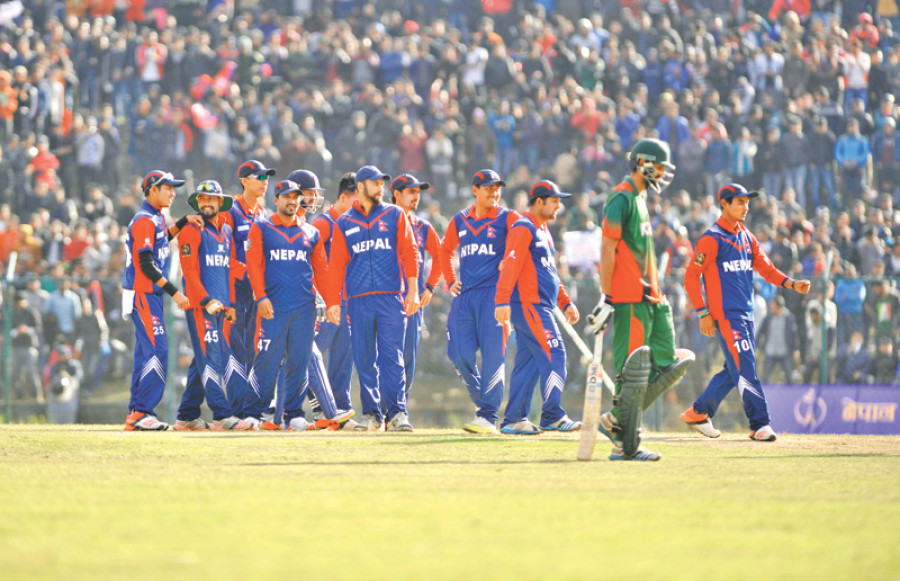 Nepal-Kenya WCLC match: Nepal lose rain-marred game