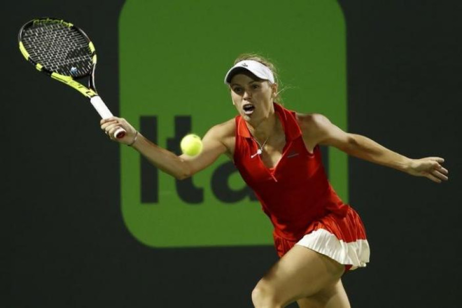 Pliskova, Wozniacki advance to Miami semi-finals