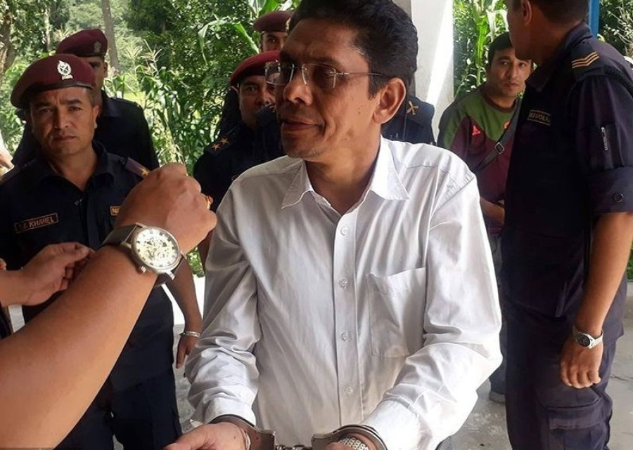CPN spokesperson Bishwakarma arrested again, taken to Bhojpur