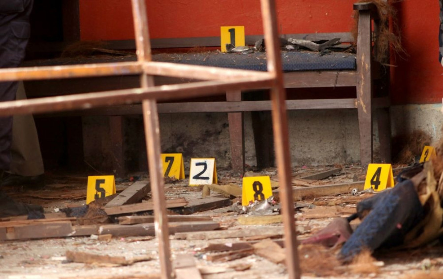 Explosion at Biratnagar Metropolis office (With photos)