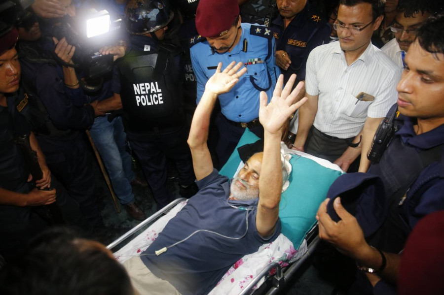Dr KC in Kathmandu, taken to TUTH 