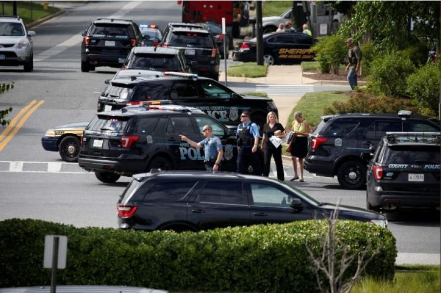 Five killed in 'targeted' attack on US newspaper