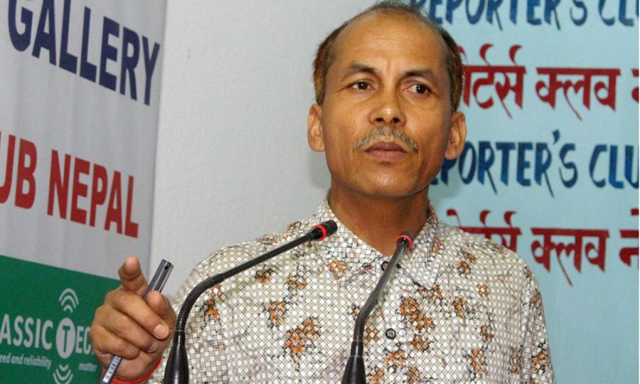 Under secy Birendra KC’s vehicle vandalised