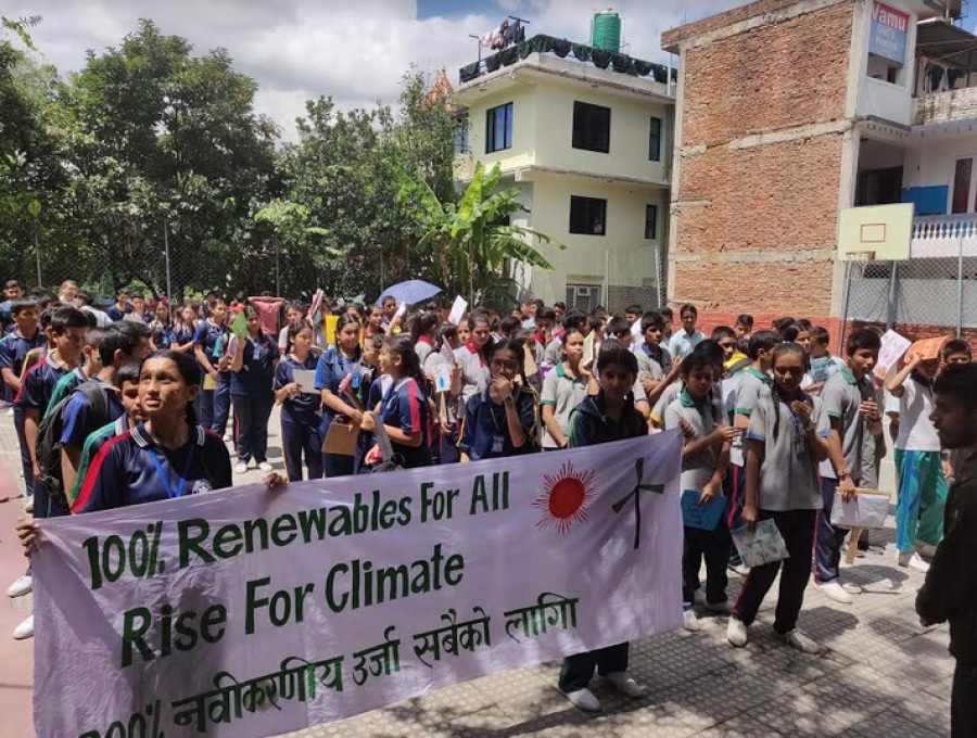 Powershift Nepal organises Rise for Climate event in Kathmandu
