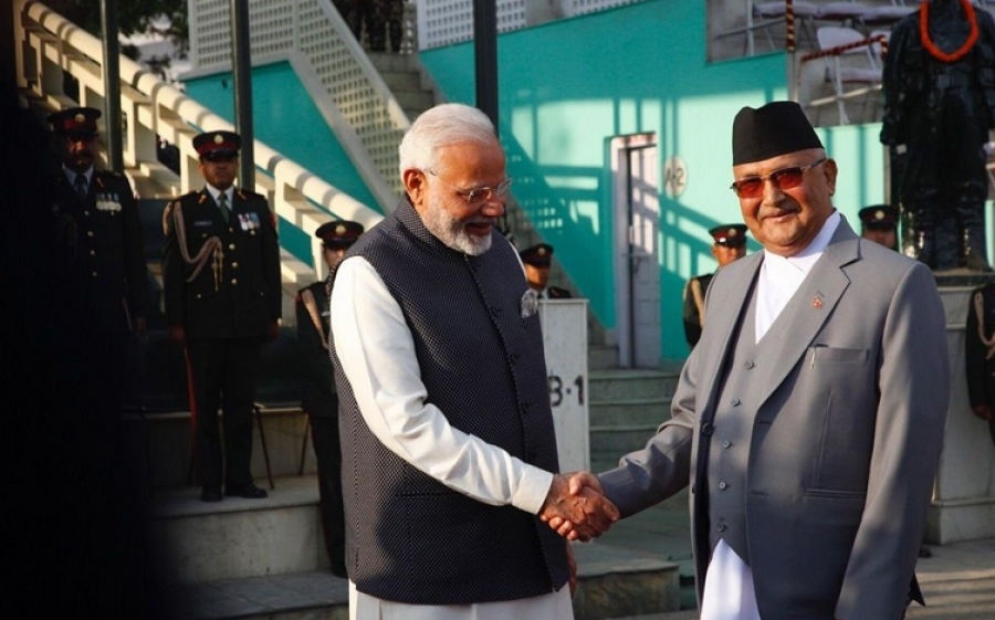 Oli, Modi hold one-on-one talks 
