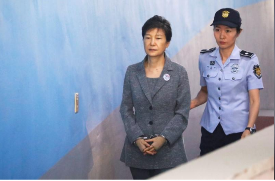 South Korean court sentences president Park Geun-hye to another eight years in jail