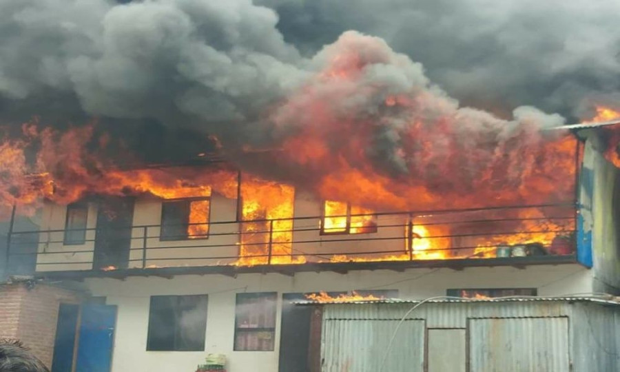 Property worth Rs 10m destroyed in Rasuwa fire 