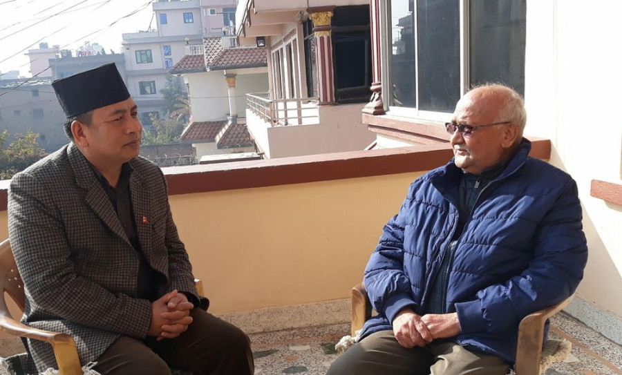 Veep Pun inquires about Oli's health 