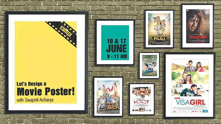 Making movie posters with Swapnil 